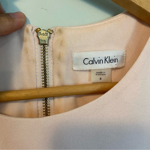 Calvin Klein Pink Sheath Midi Dress for Wedding - Picture 4 of 6